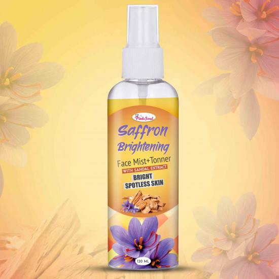 Saffron Brightening face mist toner face cleansing toner with saffron